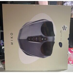 MIKO Foot Massager Machine - Deep Kneading, Shiatsu, Air Compression, and Heat